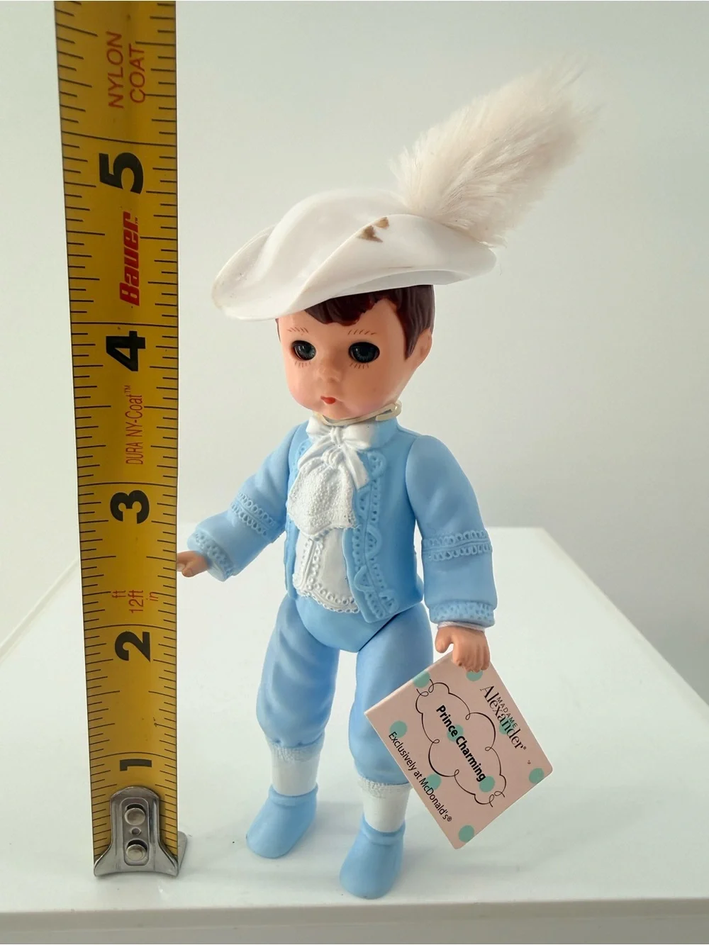 Madame Alexander Light Blue Prince Doll with White Feathered Hat
